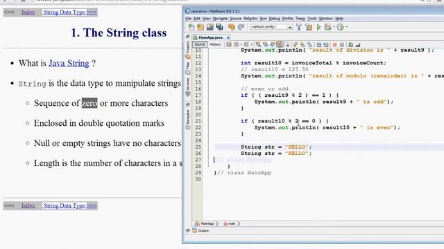 Week 03 Java String class Part 1 смотреть онлайн