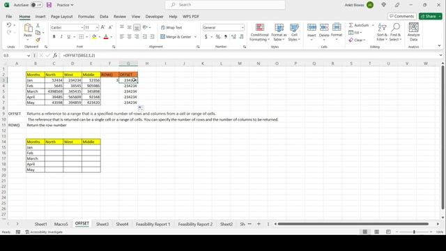 EXCEL OFFSET FUNCTION EASY TUTORIAL смотреть онлайн
