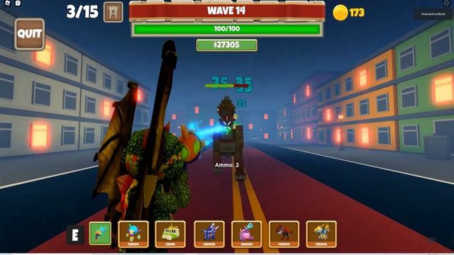 NEW CITY INVASION MAP AND GOT TO WAVE 26!!! | DINO TOWER DEFENSE - WORLD DEFENDERS смотреть онлайн
