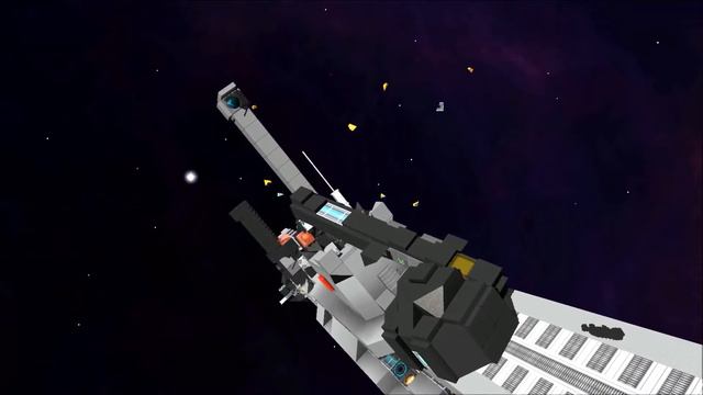 WOLFPACK v DESTROYER | StarMade Cinematic Space Battle смотреть онлайн