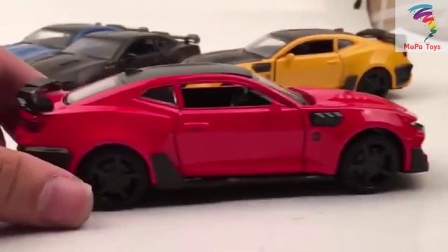 Champions league Chevrolet Camaro Die cast Model Car in metal Bumblebee Toy #cars #diecast #MuPaToy смотреть онлайн
