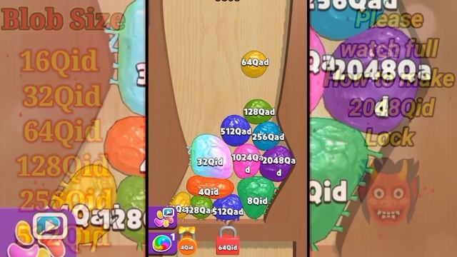 Blob Merge 3D | Lock (2048Qid) Merge Blob Ball 3d 2048 Ball 3d Video Games Android, IOS New Update#