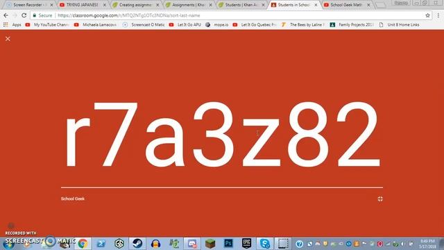 School Geek Math Classroom Code смотреть онлайн