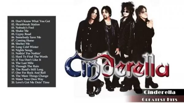 Cinderella Greatest Hits Best Songs Of Cinderella Full Album 2019