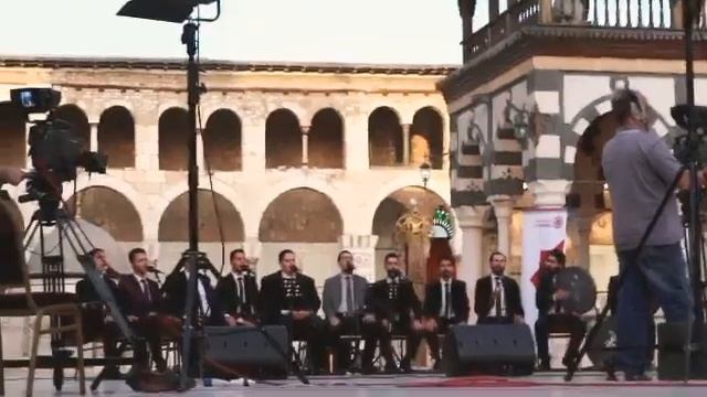 مجد حب الرمان الحسيني _فرقة الهداية_المسجد_الأموي وصلة عجم смотреть онлайн