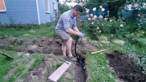 Летний водопровод из ПНД своими руками