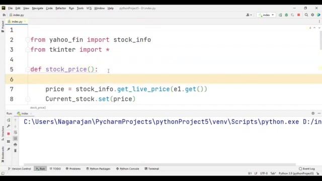#Lec63: Build a GUI Application to Get Live Stock Price using Python by Pycharm| Hostbox cse смотреть онлайн