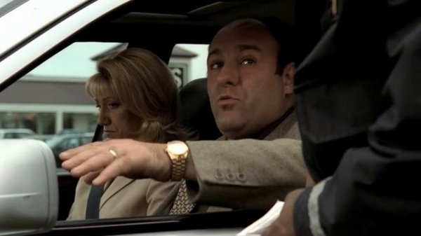 The Sopranos (Клан Сопрано) | Тони и полицейский