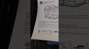 Видеообзор работы МФУ HP m1536dnf