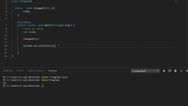 call by value & call by reference in java explaied смотреть онлайн