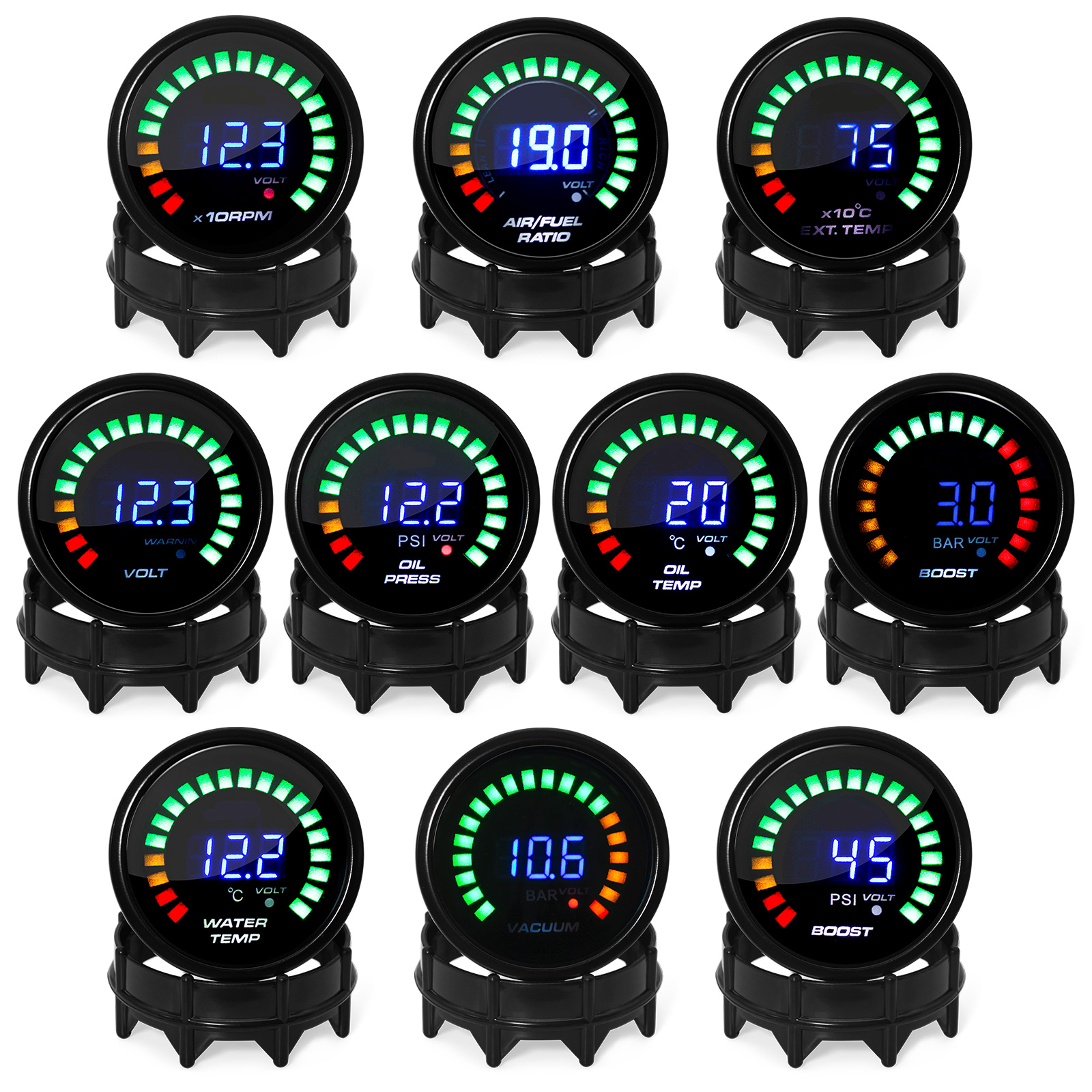 Дополнительные цифровые датчики для автомобиля. смотреть онлайн