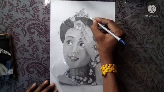 Radha Krishn Serial | Radha sketch / Mallika Singh Drawing | Radha Krishna ? part 2 смотреть онлайн