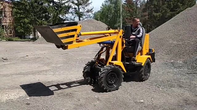 мини погрузчик фронтальный. смотреть онлайн