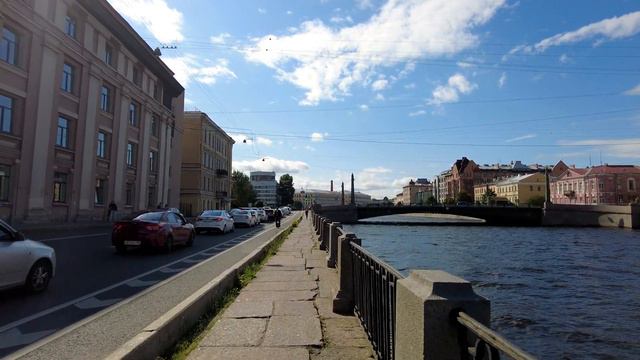 [Saint Petersburg 4k] Набережная реки Фонтанка часть 3 смотреть онлайн