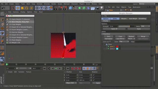 CV-Weights Scripts in Cinema 4D смотреть онлайн