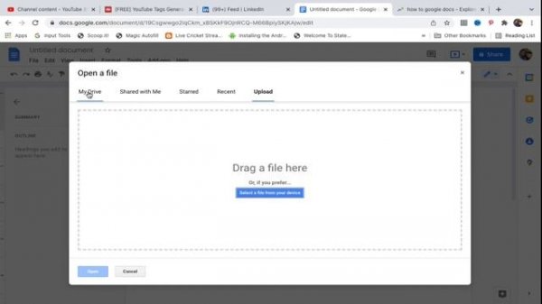 How To Transfer Word document in Google Docs (2022)