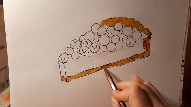 Студия дизайна и иллюстрации. Рисуем сладости Часть2. Тортик. смотреть онлайн