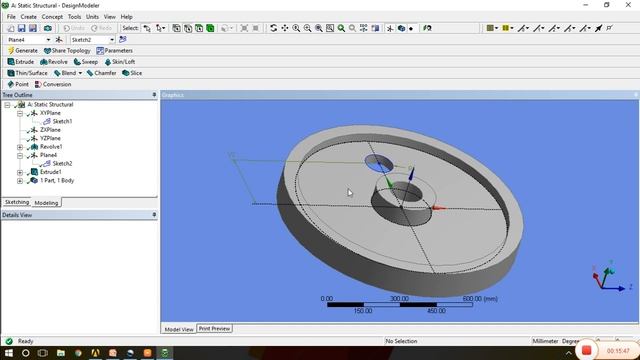 ANSYS| SYMMETRY | FLYWHEEL | ANGULAR VELOCITY | PATTERN | NORMAL STRESS | TUTORIAL 26 смотреть онлайн