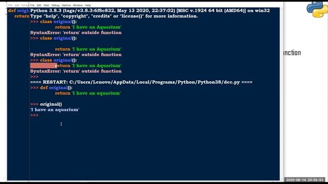 Class 49 ( 8.30 pm batch ) Python decorators смотреть онлайн