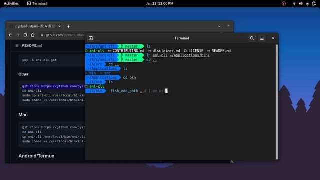 Trying out "ani-cli" [ A cli to browse and watch anime ] смотреть онлайн