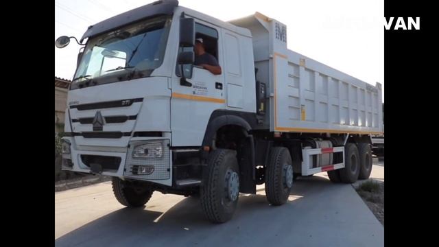 Howo самосвал 40 тонн, Howo Тягачи дизельные 371л.с смотреть онлайн