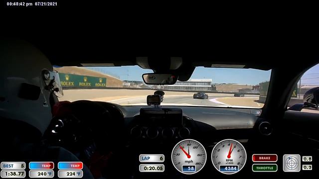 NCRC Laguna Seca 7-21-2021 Open A group Session 3 смотреть онлайн