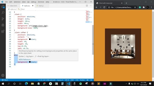 Javascript Clock Project | Real time Clock Javascript | Javascript Clock Display смотреть онлайн