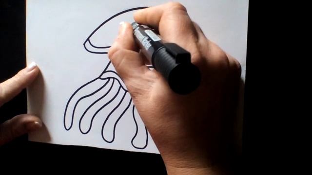KAWAII РИСУНКИ |Как нарисовать медузу - How to draw jellyfish Как нарисовать милые рисунки смотреть онлайн
