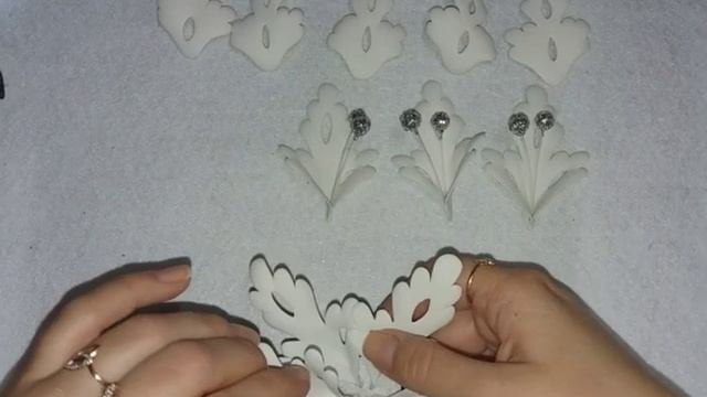 СНЕЖИНКА ИЗ ФОАМИРАНА , МК / DIY SNOWFLAKE FROM TAMARANA смотреть онлайн