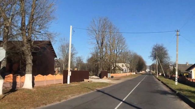 Беларусь. Дороги Беларуси. Дорога Минск - Вилейка. Белорусский лес. Осень. /Belarusian Roads. Autum