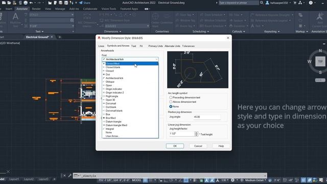 How to change the Dimension Style in AutoCAD 2022 | AutoCAD 2022 Dimension Style Manager Settings смотреть онлайн
