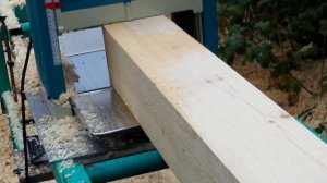 Обработка 6 метрового бруса на реймусе - самодельный стол с роликами