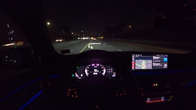 2021 BMW M5 Competition POV Night Drive (3D Audio)(ASMR)