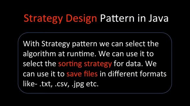 When will you use Strategy Design Pattern in Java? смотреть онлайн