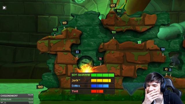 НЕТ ПРАВА ОШИБАТЬСЯ | БАНДА В Worms Revolution #4 смотреть онлайн