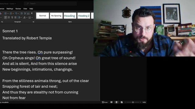 The Sonnets to Orpheus: Sonnet 1 by Rainer Maria Rilke Analysis, Summary, Meaning Explained Review смотреть онлайн