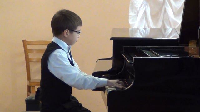 Егор Путилин: И.-С. Бах, Двухголосная Инвенция № 8; К. Черни, Этюд № 12; Г. Сасько, Рэгтайм смотреть онлайн