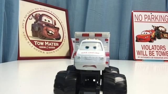 Mattel Pixar Cars Dr. Feel Bad Monster Truck Mater Die-cast смотреть онлайн