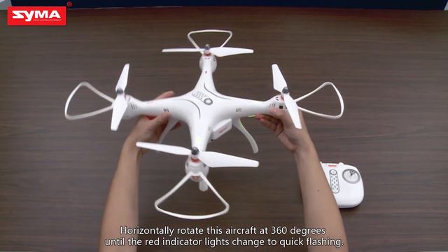 Syma X8PRO RC Quadcopter Drone With 720P HD Rotatable Camera One Key to Return смотреть онлайн