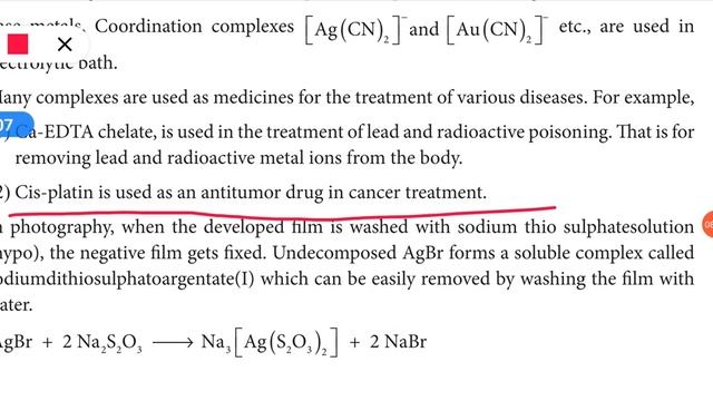 12th Chemistry - Coordination Chemistry - Uses of Coordination Complexes смотреть онлайн
