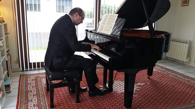 BEETHOVEN, Moonlight sonata No. 14, Yamaha C1X Grand Piano смотреть онлайн