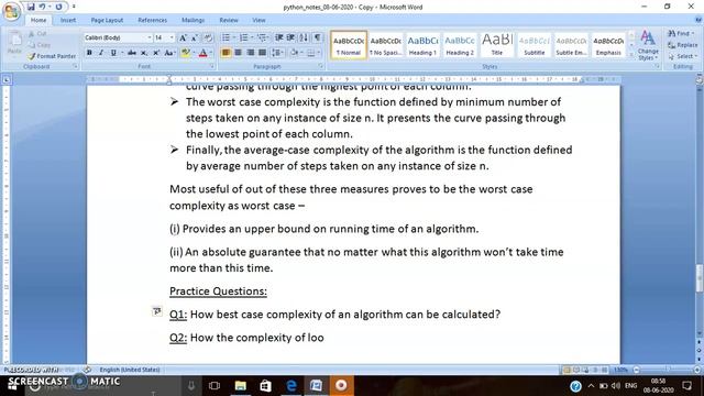 python video 2 08-06-2020 (Best, worst and Average case complexity) смотреть онлайн