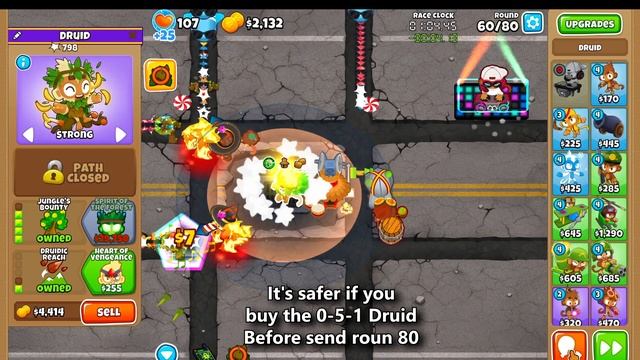 BTD6 Race Tutorial || Top 50 || "Ouch indeed" (Pushable/with Written Guide!) смотреть онлайн