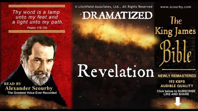 66 | Revelation {SCOURBY KJV AUDIO BIBLE DRAMATIZED} with music, sounds effects and many voices смотреть онлайн