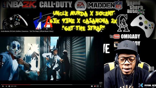 50 Cent | SNEAK DISSIN 6ix9ine | Uncle Murda | Casanova - "Get The Strap" (Music Video| REACTION смотреть онлайн