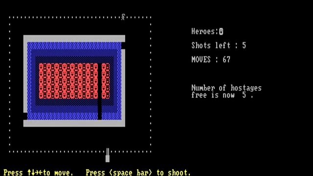 IBM PC Longplay - Set the Hostages Free v2.0 (1981) TexaSoft смотреть онлайн