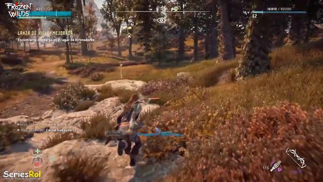 Horizon Zero Dawn DLC The Frozen Wilds TROFEO todas las armas mejoradas | SeriesRol смотреть онлайн