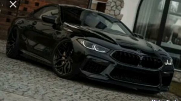 чёрный БМВ