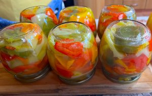 Мой любимый рецепт перцев на зиму