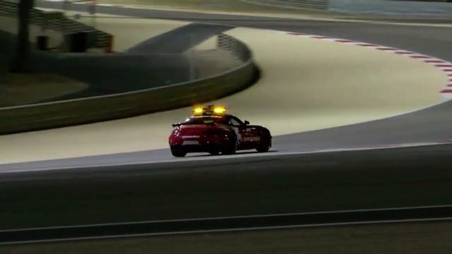 The Red Mercedes F1 Safety Car drifting for 10 seconds straight смотреть онлайн